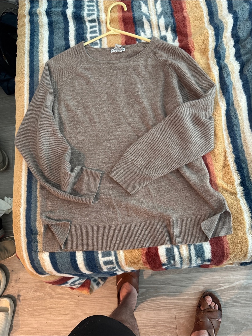 🤎🍂 Sweet Romeo Knit Sweater Cozy Minimalist Pullover Size Medium ✨
